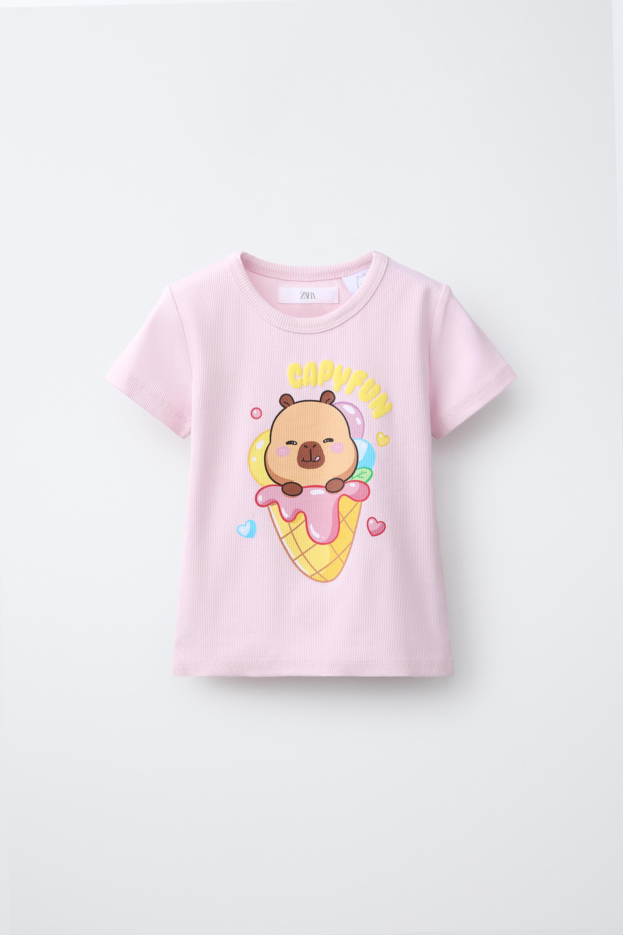 T-SHIRT CÔTELÉ CAPIBARA CAPYFUN ©